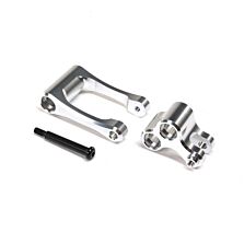 Losi Aluminum Knuckle & Pull Rod, Silver: PM-MX/SM