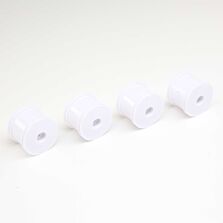 Losi FR/RR Wheel, White (4): Mini-T 2.0