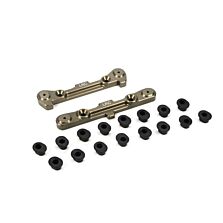 Losi LRC Adj Rear Hinge Pin Brace with Inserts: 8B/T 2.0