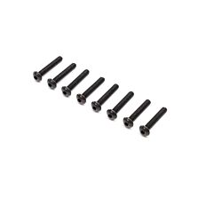 Losi Button Head Cap Screws, 2-56 x 1/2" (8)