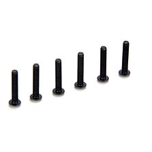 Losi Flat Head Screws, 4-40 x 5/8" (6)