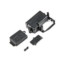 Losi Radio Tray with Switch Cover Blnk & Reciever Cover: TEN-SCTE