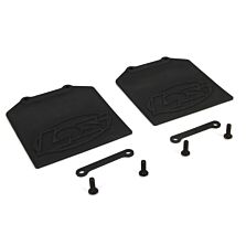 Losi Mud Flap & Retainer Set (2): 5IVE-T