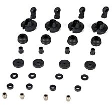 Losi Shock Plastics & Balls (4): 5IVE-T, MINI WRC