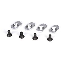 Losi Engine Mount Inserts & Screws 18 58 (4): 5IVE-T, MINI WRC