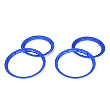 Losi Beadlock Set Inner & Outer Blue (2) 5IVE-T