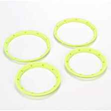 Losi Beadlock Set, Inner and Outer, Yellow (2): 5T