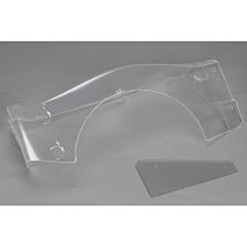 Losi 1/5 Clear Body, Right Fender & Number Plate: 5IVE-T