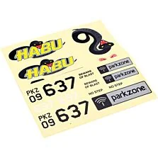 ParkZone Decal Sheet: Habu EDF