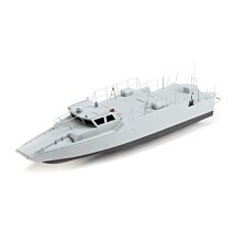 Pro Boat Hull with Pumps Assembled: 22-inch Riverine Boat