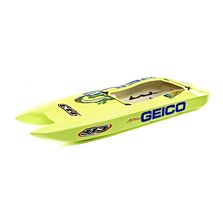 Pro Boat Hull with decals Miss GEICO Zelos 36-inch Twin