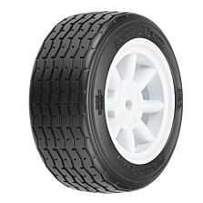 1/10 PROTOform VTA Front 26mm VTA Tires Mounted 12mm Wht Wheels (2)