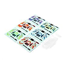 Pro-Line Racing Axis T Body, Pro-Line OE, Spoiler, Stickers, Clear: Micro-T