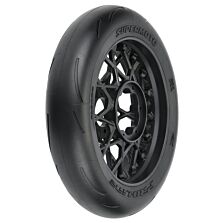 Pro-Line Racing 1/4 Supermoto S3 Motorcycle Front Tire MTD Black (1): PM-MX/SM