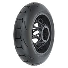 Pro-Line Racing 1/4 Supermoto 2.0 S3 Rear Tire MTD Black Supermoto Wheel: MX/SM