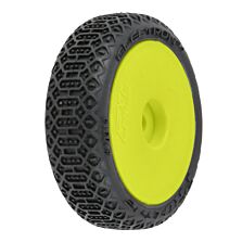 Pro-Line Racing 1/24 Electron 2.0 Buggy F/R Tires Mounted 7mm Yellow (4): Micro-B