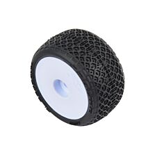 Pro-Line Racing 1/28 Electron 2.0 T F/R Tires Mounted 7mm White (4): Micro-T