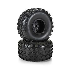 Pro-Line Racing 1/10 Dirt Hawg 2.0 F/R 2.6" MT Tires Mounted ARRMA Stock Wheel Black (2): ARRMA QUAKE & GORGON