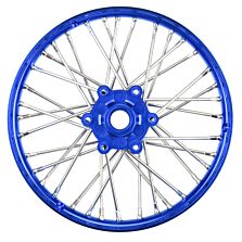Pro-Line Racing 1/4 Pro-Spec Aluminum V2 Bead Front Wheel Blue/Blue (1): Promoto-MX