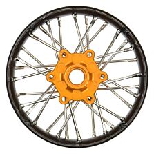 Pro-Line Racing 1/4 Pro-Spec Aluminum V2 Bead Front Wheel Black/Gold (1): Promoto-SM