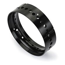 Pro-Line Racing 1/4 Pro-Spec Black Aluminum Front Rim: Promoto-SM