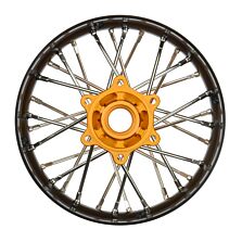 Pro-Line Racing 1/4 Pro-Spec Aluminum V2 Bead Rear Wheel Black/Gold (1): Promoto-SM