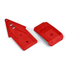 Pro-Line Racing Bash Armor Front/Rear Skid Plates (Red) for ARRMA 3S Vehicles