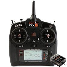 Spektrum DX6 6-Channel DSMX Transmitter Gen 3 with AR6600T Receiver, Mode 2