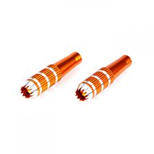 Spektrum Gimbal Stick Ends, 34mm, Orange: DX6i, DX7s, DX8, DX9, DX18QQ