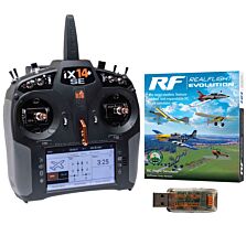Spektrum iX14+ SE 20-Channel DSMX Transmitter RealFlight Combo