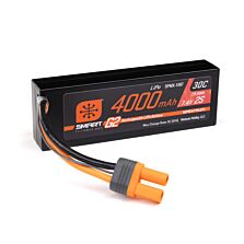 Spektrum Accessories 7.4V 4000mAh 2S 30C Smart G2 Hardcase LiPo Battery: IC5