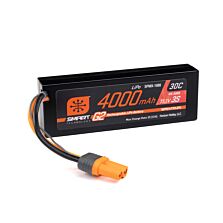 Spektrum Accessories 11.1V 4000mAh 3S 30C Smart G2 Hardcase LiPo Battery: IC5