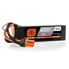 Spektrum Accessories 22.2V 4000mAh 6S 50C Smart LiPo Battery: IC5
