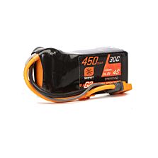 Spektrum Accessories 450mAh 4S 14.8V 30C Smart G2 LiPo Battery: IC2