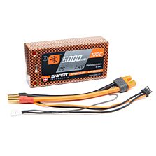 Spektrum Accessories 7.4V 5000mAh 2S 100C Smart Race Shorty Hardcase LiPo Battery: Tubes, 5mm