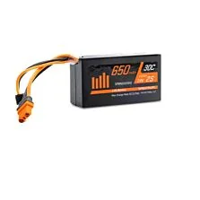 Spektrum 7.4V 650mAh 2S 30C LiPo Battery: IC2