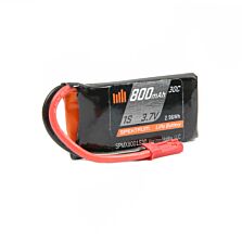 Spektrum Accessories 1S 3.7V 800mAh 30C Li-Po Battery; JST-RCY