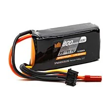 Spektrum Accessories 3S 11.1V 800mAh 50C Li-Po; JST-RCY