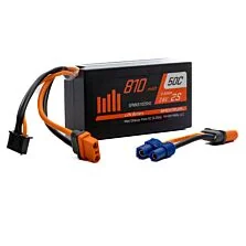 Spektrum Accessories 7.4V 810mAh 2S 50C LiPo Battery: IC2