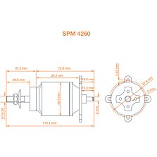 Spektrum Accessories Avian 4260-480Kv Outrunner Brushless Motor