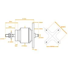 Spektrum Accessories Avian 5055-500Kv Brushless Outrunner Motor