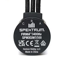 Spektrum Accessories Firma 3650-3400Kv 4-Pole Sensorless Brushless Motor: 5mm