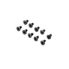 Team Losi Racing Flathead Screw, M2 x 4mm (10)