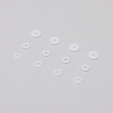 Team Losi Racing Shock Seal Bushings, Machined, Split, G3 3mm (4)