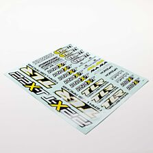 Team Losi Racing Sticker Sheet: 22X-T