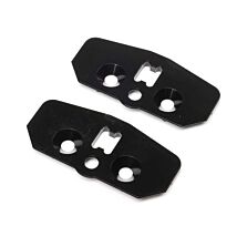 Team Losi Racing Skid Plate, Adjustable Chassis, +2, Aluminum (2): 8X 2.0