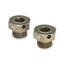 Team Losi Racing Wheel Hexes, 2mm Wider (2): 8X