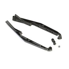 Team Losi Racing Mud Guard Set Soft with Fan Mount: 22 5.0