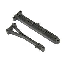 Team Losi Racing Chassis Brace Set: 22X-4