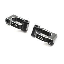 Team Losi Racing Caster Block Set 6 deg Aluminum: 22X-4